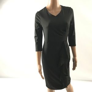 Woosunze Women's Sheath Dress Stretch 3/4 Sleeve S